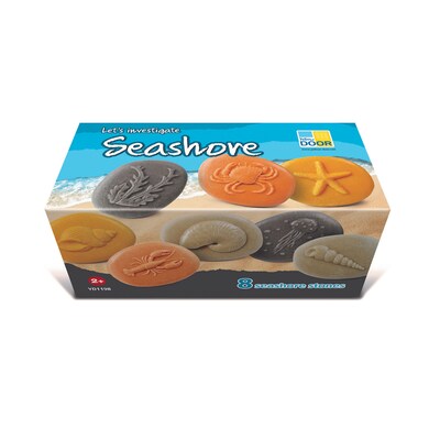 Yellow Door Lets Investigate – Seashore, Set of 8 Stone Figures (YUS1198)