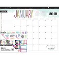 2019 The Happy Planner® 22H x 17W Desk Calendar (PDC-01)