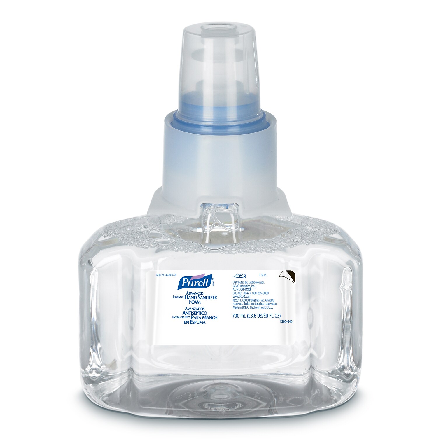Commercial Dispensing PURELL® Advanced Foaming Hand Sanitizer Refill for LTX-7™ Dispenser, 700 mL., 3/Carton