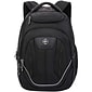 SwissDigital Terabyte F Dual Side Pocket Backpack , Black/Green (J16BTF-21)