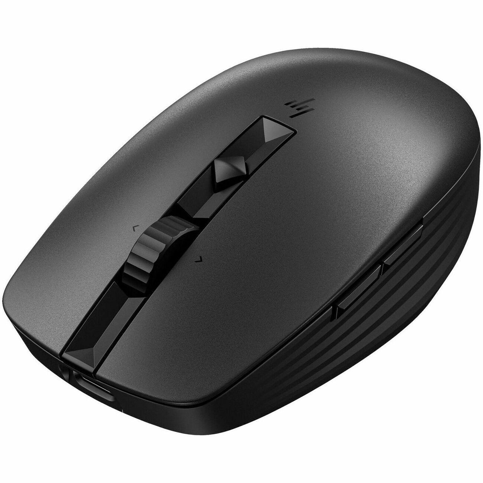 HP 710 Rechargeable Silent Wireless Ergonomic Track-On-Glass Mouse, Black (6E6F2AA)