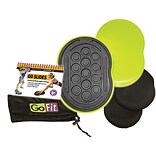 Gofit Go Slides Neon Yellow/Black Personal Training Aids (GOFGFSLDR)