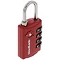 WordLock LL-206-RD 4-Dial Luggage Lock (Red) (HBCLLL206RD)