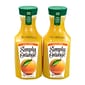 Simply Orange Juice Pulp Free, 52 oz., 2/Pack (10014)