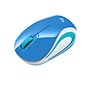 Logitech M187 Advanced Wireless Optical USB Mouse, Palace Blue (910-005360)