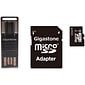 Gigastone GS-4IN1600X32GB-R         Prime Series microSD Card 4-in-1 Kit (32GB) (GIGS4IN132GBR)