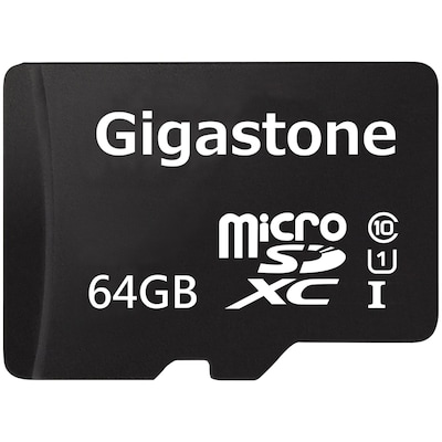 Gigastone GS-SDXC80U1-64GB-R Prime Series SDXC Card (64GB) (GIGSSDXC64GBR)