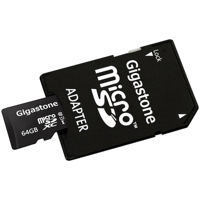 Gigastone GS-SDXC80U1-64GB-R Prime Series SDXC Card (64GB) (GIGSSDXC64GBR)