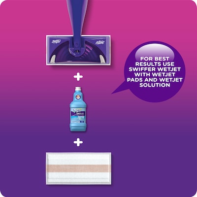 Swiffer WetJet Liquid Cleaner Mop Solution Refill, Open Window Fresh Scent, 42.2 fl oz, 4/Carton (23679CT)
