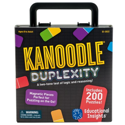 Educational Insights Kanoodle Duplexity, Brain Teaser Puzzle Challenge Game for Kids, Teens, and Adults, Ages 7+ (3022)