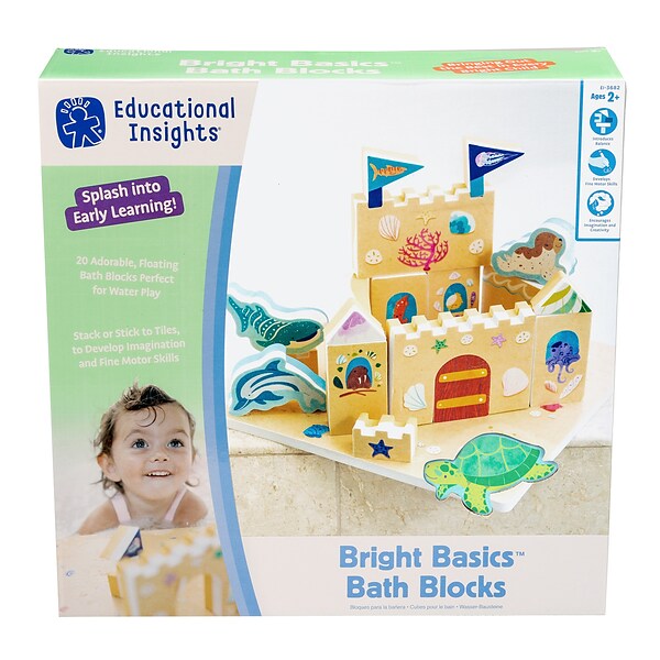 Educational Insights Bright Basics Bath Blocks (3682)
