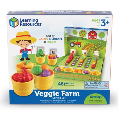 Learning Resources Veggie Farm Sorting Set, (LER5553)