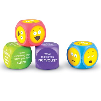 Learning Resources Emotion Cubes, Set of 4 (LER7289)