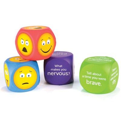 Learning Resources Emotion Cubes, Set of 4 (LER7289)