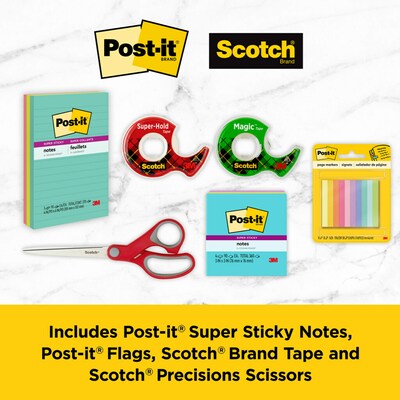 Post-it Back to School Bundle Super Sticky Notes, Assorted Collection (SIOC)