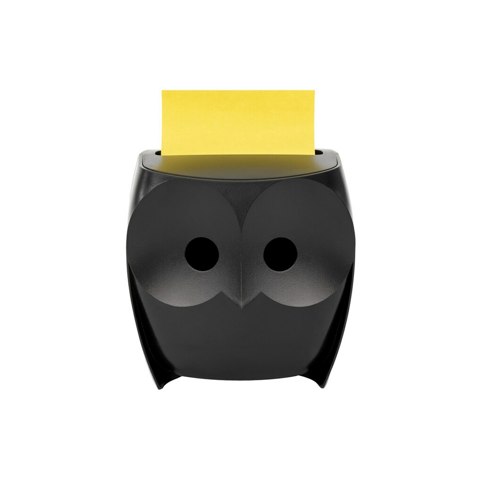 Post-it Super Sticky Notes & Owl Design Dispenser, Black (OWL-330-BK)