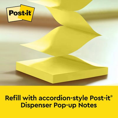 Post-it Super Sticky Notes & Owl Design Dispenser, Black (OWL-330-BK)