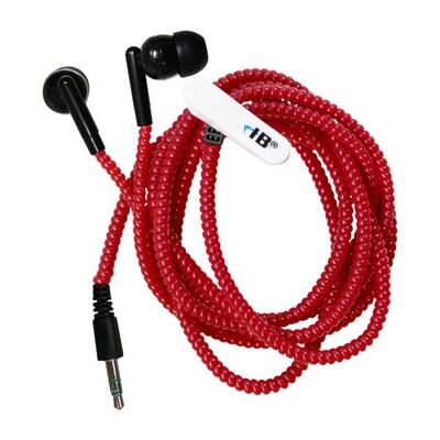 HamiltonBuhl Tangle Free Silicone Earbuds, Red (HESKB-RED)