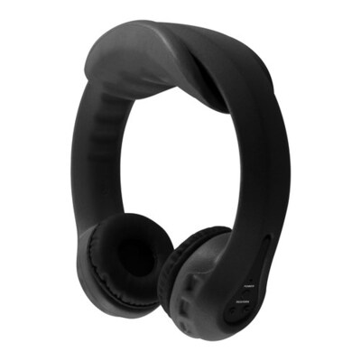 HamiltonBuhl Wireless Flex-Phones for Kids, Black (FLEXW1BK)