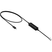Yealink EHS35 Mini USB RJ9 Wireless Headset Adapter, Black (330000103001)