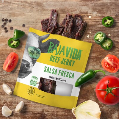 Baja Vida Salsa Fresca Beef Jerky Snack Pack, 1.0 oz., 12/Pack (220-02305)
