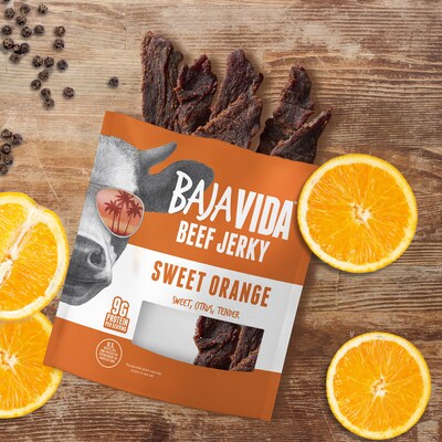 Baja Vida Sweet Orange Beef Jerky Snack Pack, 1.0 oz., 12/Pack (220-02306)