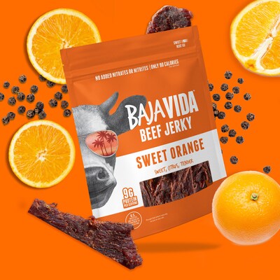 Baja Vida Sweet Orange Beef Jerky Snack Pack, 1.0 oz., 12/Pack (220-02306)