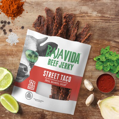 Baja Vida Street Taco Beef Jerky Snack Pack, 1.0 oz., 12/Pack (220-02308)