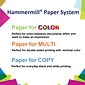 IP Hammermill® Fore® MP 8 1/2" x 11" 20 lbs. Colored Copy Paper, Gray, 500/Ream