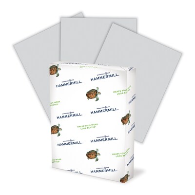 IP Hammermill Fore MP Colors Copy Paper, 20 lbs., 8.5 x 11, Gray, 500 Sheets/Ream (10288-9)