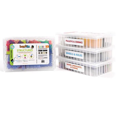 Brackitz Complete STEAM Building Center, Pack of 4 Modules (BKZBZ82140)