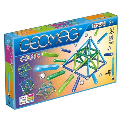GeoMagWorld Color Building Set, 91 pieces (GMW263)
