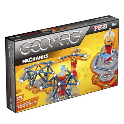 GeoMagWorld Mechanics Building Set, 146 pieces (GMW722)