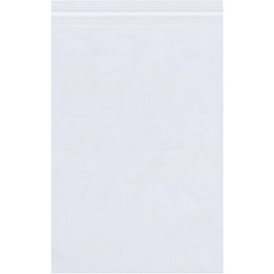 24 x 28 Reclosable Poly Bags, 4 Mil, Clear, 100/Carton (PB4252)