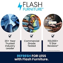 Flash Furniture Redmond 72W x 36D Conference Table, Laminate, Gray Oak (MTM7236LTGRYUBF)