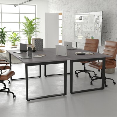 Flash Furniture Redmond 72"W x 36"D Conference Table, Laminate, Gray Oak (MTM7236LTGRYUBF)