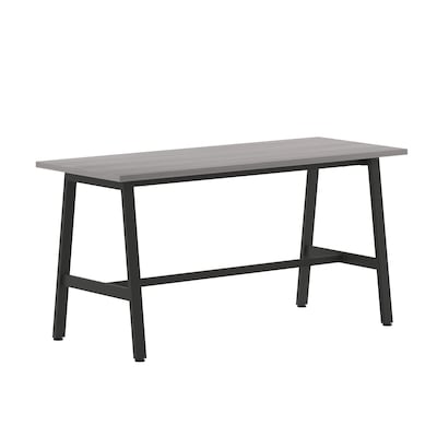 Flash Furniture Redmond 60W x 24D Conference Table, Laminate, Gray Oak (MTM6024LTGRYABF)