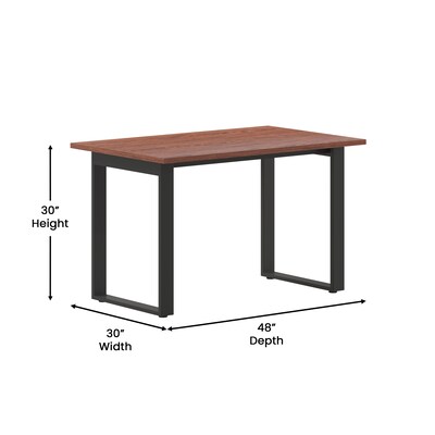 Flash Furniture Redmond 48"W x 30"D Conference Table, Laminate, Walnut (MTM4830WLTUBF)