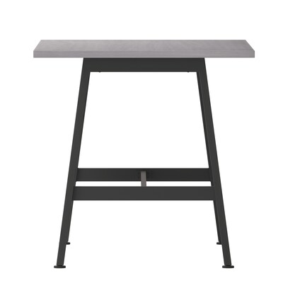 Flash Furniture Redmond 48"W x 30"D Conference Table, Laminate, Gray Oak (MTM4830LTGRYABF)