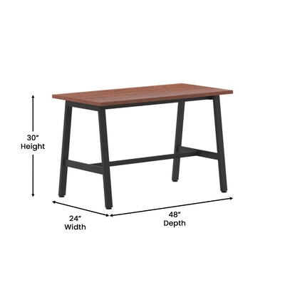 Flash Furniture Redmond 48"W x 24"D Conference Table, Laminate, Walnut (MTM4824WLTABF)