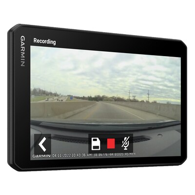 Garmin DriveCam 76 7 GPS Navigator with Built-in Dash Cam, Bluetooth & Wi-Fi, Black (010-02729-00)