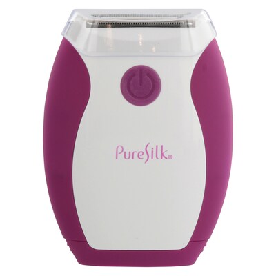 Pure Silk Wet & Dry Mini Foil Shaver, Pink & White (CPF1-6002-PUR)