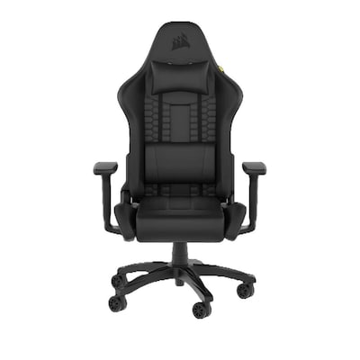 Corsair TC100 RELAXED Leatherette Ergonomic Gaming Chair, Black (CF-9010050-WW)