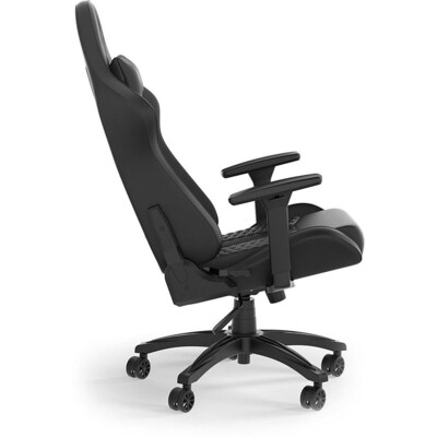 Corsair TC100 RELAXED Leatherette Ergonomic Gaming Chair, Black (CF-9010050-WW)