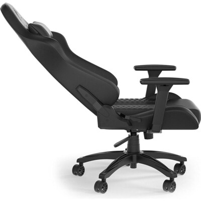 Corsair TC100 RELAXED Leatherette Ergonomic Gaming Chair, Black (CF-9010050-WW)