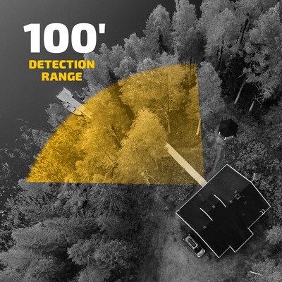 VOSKER V300 Indoor/Outdoor Wired/Wireless Solar Security Camera, Black (V300-ULT-US)