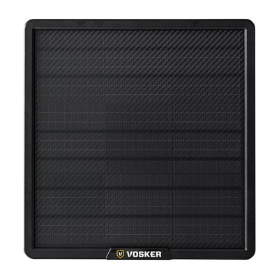 Vosker Weatherproof Solar Power Bank, 10.24 x 10.63, 10 Watts, Black (V-PWRB)