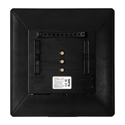Vosker Weatherproof Solar Power Bank, 10.24" x 10.63", 10 Watts, Black (V-PWRB)