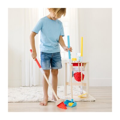 Melissa & Doug Deluxe Sparkle & Shine Cleaning Play Set (30606)