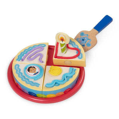 Melissa & Doug Blues Clues & You Wooden Birthday Party Play Set, 6/Pack (33018)